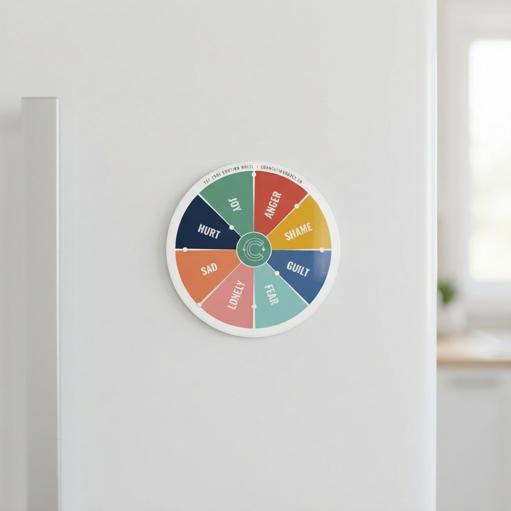 Core Emotion Wheel Magnet