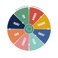 Core Emotion Wheel Sticker