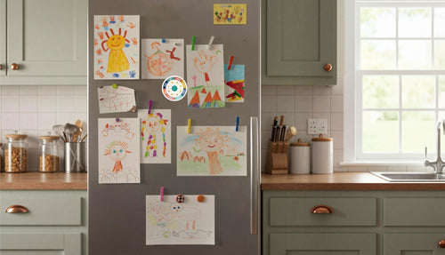 (Pack of 10) Emoji Core Emotion Wheel Magnet